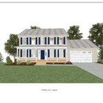 Penfield Colonial II Hilltop Rendering